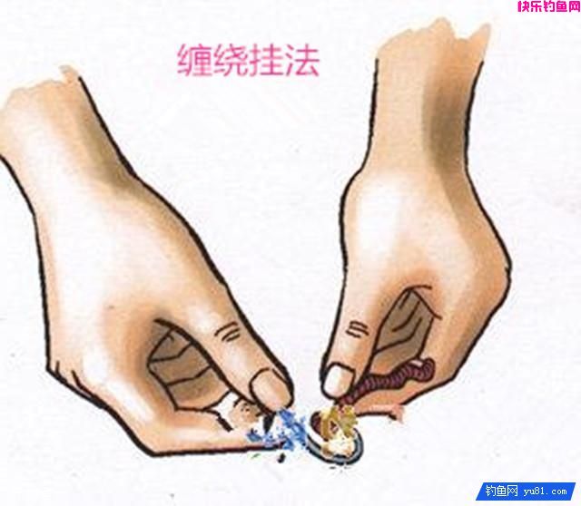 几种用蚯蚓挂钩的方法——图文详解(图1)