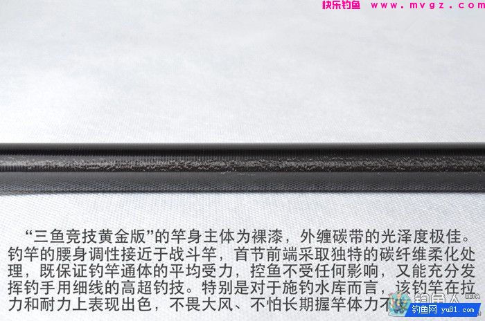 翔茗钓具只三鱼竞技黄金版系列钓竿性能测评 [图解](图4)