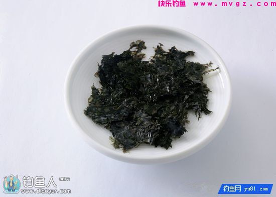 钓草鱼、鲤鱼的紫菜饵料使用技巧(图1)